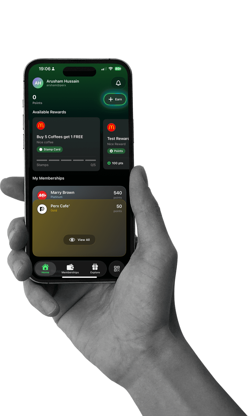 Perx customer app